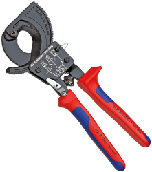 Foarfeca cu clichet pentru taiat cabluri KNIPEX 250 mm 