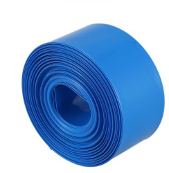Folie termocontractabila pentru Li-ion 18650 albastru 200mm 1m 