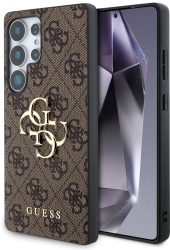 Husa pentru Samsung Galaxy S25 Ultra - Guess Hardcase 4G Big Metal Logo GUHCS25L4GMGBR - Brown 