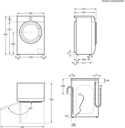 Masina de spalat rufe Electrolux EW6SM526WE PerfectCare 600 clasa B 6.0 kg