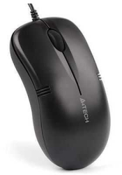 Mouse optic cu fir A4Tech V-TRACK PADLESS 1000DPI USB negru OP-560NU-1 Black 