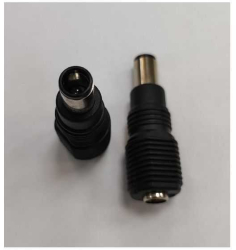 Mufa adaptoare alimentare DC 2.5x5.5 mm mama la 7.4x5.0 mm cu Pin in interior tata 