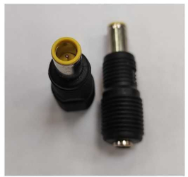 Mufa adaptoare alimentare DC 2.5x5.5 mm mama la 7.9x5.5 mm cu Pin in interior tata 
