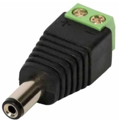 Mufa alimentare DC 2.5x5.5 mm tata prindere rapida tip regleta 