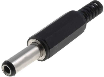 Mufa alimentare DC tata 5.5x 2.1 mm 14mm pe cablu PC-2.1/5.5-14 