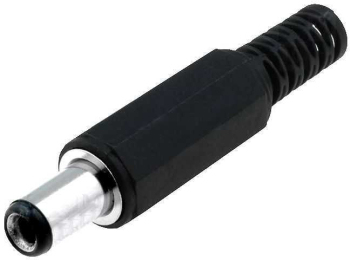 Mufa alimentare DC tata 5.5x2.1 mm 9mm pe cablu PC-2.1/5.5 