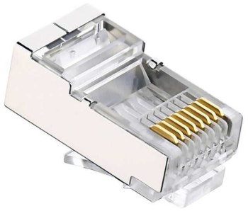 Mufa RJ45 8P8C CAT6E FTP ecranata PASS THROUGH EMTEX EMT-PR6-FTP 