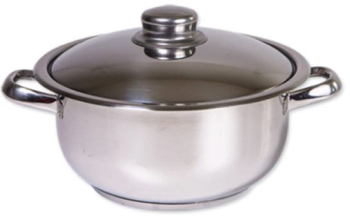 Oala cu capac capacitate 1.8 litri din inox 