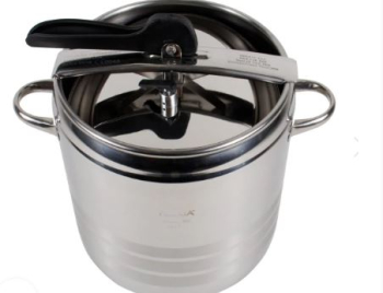 Oala inteligenta sub presiune inox cu capac 14L 