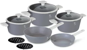 Set de 10 piese oale cratite si tigai accesorii BerlingerHaus Aspen Collection BH/7061 