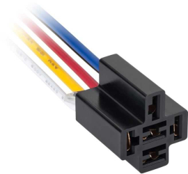 Suport releu auto 5 pini cu fire terminale PRE0008-1 