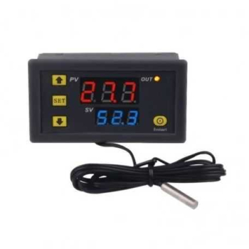 Termostat Microcomputer Temperature Controller 100-240V - Releu 10A/250V 20A/12V cu DISPLAY LCD 50-120 C 