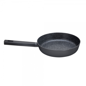 Tigaie Zilan Negru invelis din marmura ecologica diametru 24 cm 2.4 L 