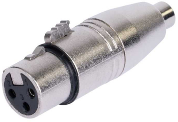 Adaptor audio mono mama XLR - mama RCA BST 18-5578