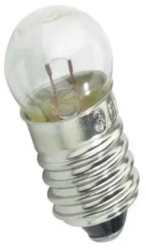 Bec cu filet 3.5V dulie E10 glob rotund 554 
