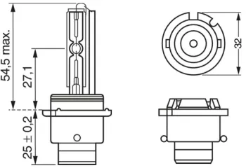 Bec D2S 85V 35W Xenon Bosch