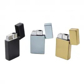 Bricheta cu Gaz Forma Zippo Antivant Reincarcabila Metalica 6 cm 