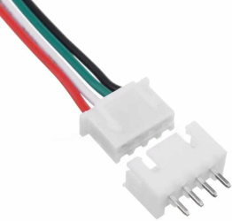 Cablu cu conectori 4pini JST pas 2.54mm mama + tata PCB 