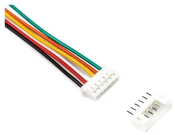 Cablu cu conectori 6pini JST pas 2.54mm mama + tata PCB 