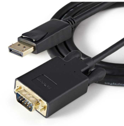 Cablu DisplayPort V1.2 la VGA 5m tata-tata negru CABLU-DP-VGA5 