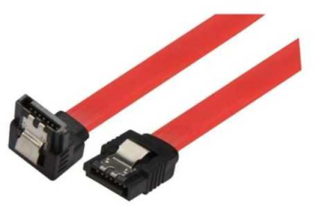 Cablu hdd 90 sata L la sata L 0.5m + clips 5GBit/s rosu 
