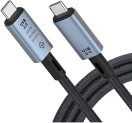 Cablu USB-C tata la USB-C tata 1m v3.0 240W 40Gbps 8K 60Hz 