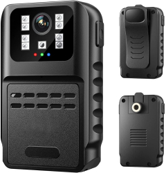 Camera Corporala de Piept HD 1080P cu Night Vision si Inregistrare in Bucla pentru Recorder Politie Activitati Zilnice Ciclism Curieri 