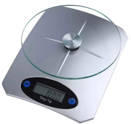 Cantar Klausstech Electronic De Bucatarie Display Lcd Precizie Cantarire 1 G Platan Din Sticla Securizata Mod De Cantarire G/oz Aliment