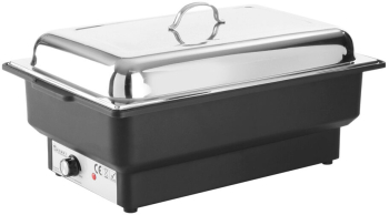 Chafing dish electric Gastronorm GN 1/1 termostat 0-85 gr C 9 lt 573x348x H 284 mm Hendi Tellano 