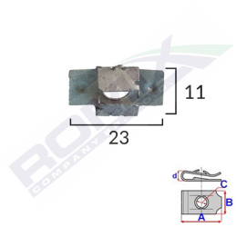 Clema Capac Motor Pentru Peugeot Set 5 Buc 
