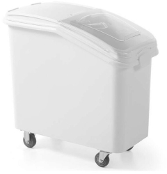 Container pentru alimente uscate 81 lt echipat cu capac si 4 roti Amerbox 333x743x H 711 mm 