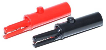 Crocodil 51 mm total izolat banana pentru multimetru 1buc rosu sau negru 