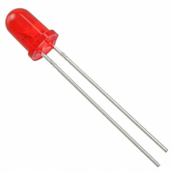 Dioda LED 5mm rosu 3.2VDC 20mA 