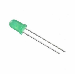 Dioda LED 5mm verde 2.5VDC 