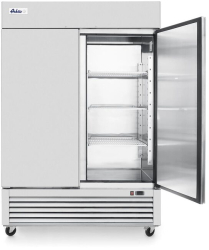Frigider profesional ARKTIC by Hendi Kitchen Line cu 2 usi 1300 L 1382x800x H 2100 mm otel inoxidabil -5/+5° C 6 rafturi potrivite pentru 