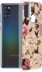 Husa pentru Samsung Galaxy A21s - Techsuit Marble Series - Mary Berry Nude 