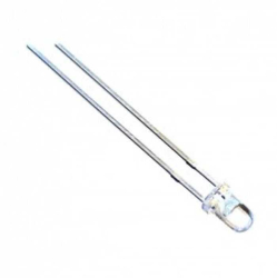 LED 3mm alb rece 3.0V-3.2V 20mA 8000K MCD 6000-8000 