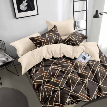 Lenjerie De Pat Finet 6 Piese Cearceaf Pat Clasic Cearceaf Pilota 200X230 2 Fete Perna 50X70 2 Fete Perna 70X70 Extra M345 