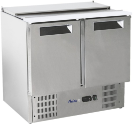 Masa rece cu 2 usi pentru salata cu capac rabatabil 900x700x H 860 mm 