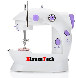 Masina De Cusut Portabila Klausstech 2 Viteze De Coasere Pedala Pentru Controlarea Vitezei Lumina Led Alimentare Baterii Sau La Retea D 