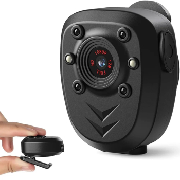 Mini Camera de Corp video Portabila 1080P Night Vision Infrarosu Recorder pentru Politie Securitate Acasa sau Exterior 