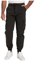 Pantaloni cargo pentru barbati JP 1880 Flexnamic negru 7XL - OUTLET 