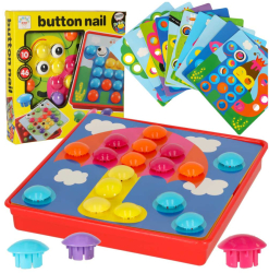 Puzzel Educativ Mozaic cu Butoane 57 elemente 