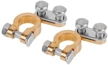 Set 2 borne baterie auto + / - ZLA0101 