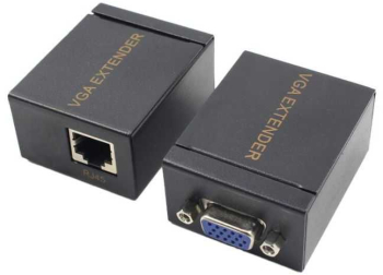 Set adaptor prelungire VGA prin RJ45 CAT5/6/7 maxim 60m 1080P 2buc/set 