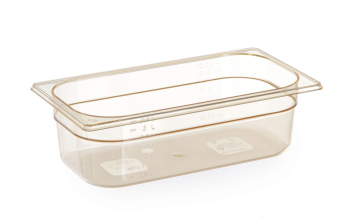 Tava gastronorm GN 1/3 din policarbonat Hendi 5.5 litri 325x176x150 h mm BPA free rezistenta la temperaturi -40 pana la 150 C rezisten