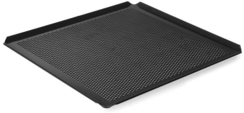 Tava perforata Hendi GN 2/3 - cu 4 margini non-stick aluminiu 