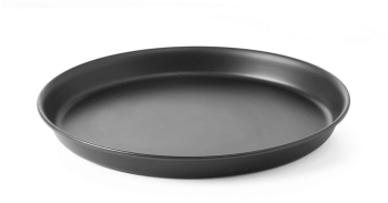 Tava rotunda pentru pizza 600x H 25 mm otel Hendi 
