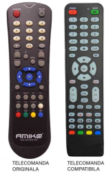 Telecomanda compatibila pentru receptor Amiko Synaps 485 