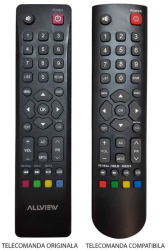 Telecomanda compatibila pentru TV Allview 32ATC5500-H1-1 IR 1282 347-1 
